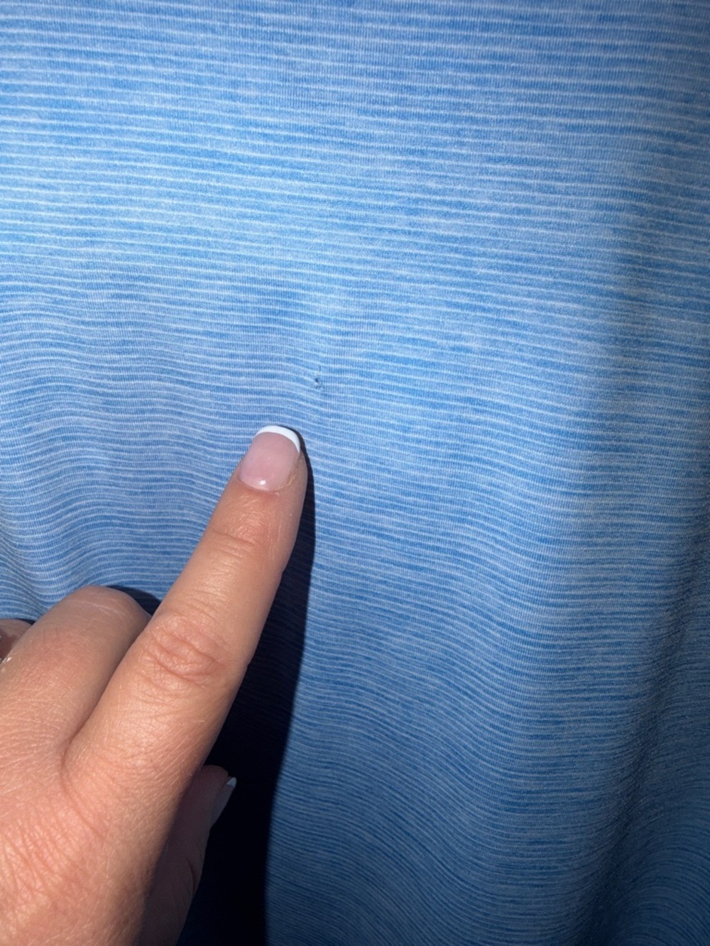 Vineyard Vines Boys Performance Polo in Sky Blue - Picture 7 of 7